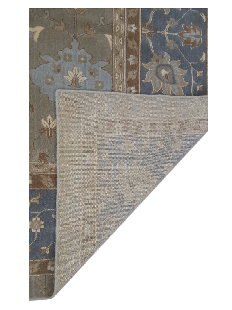 Aira Pahari U-0304GG Olive Grey Traditional Wilton Rug