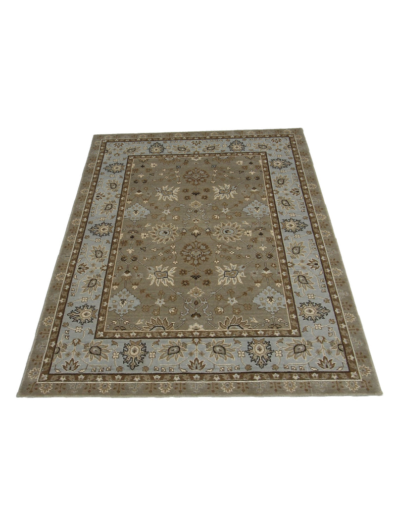 Aira Pahari U-0304BG Blue Grey Traditional Wilton Rug