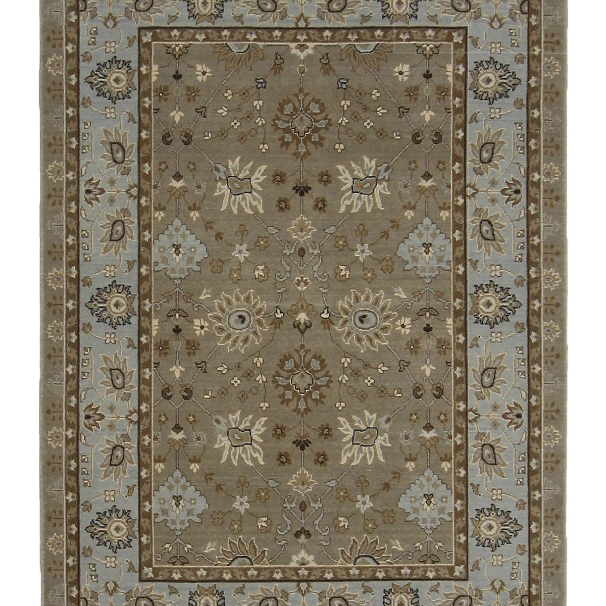 Aira Pahari  Lt.Blue Dk.Grey Traditional
