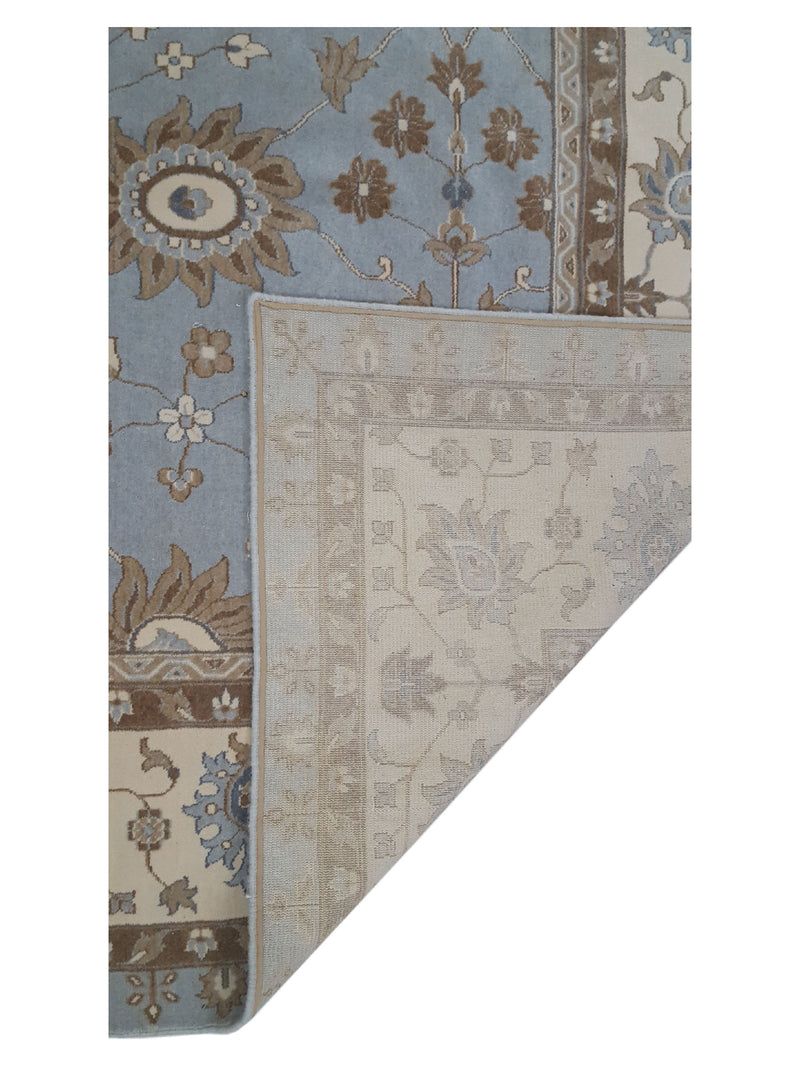 Aira Pahari U-0304BI Blue Ivory Traditional Wilton Rug