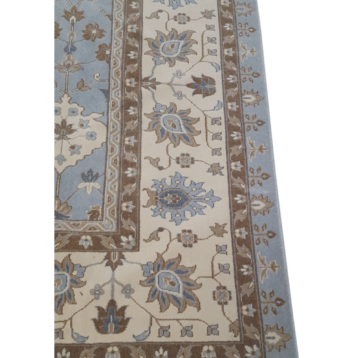 Aira Pahari U-0304BI Blue Ivory Traditional Wilton Rug