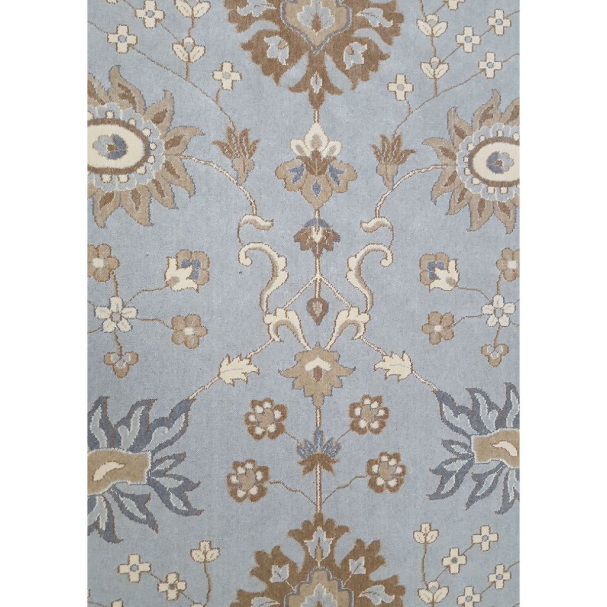 Aira Pahari U-0304BI Blue Ivory Traditional Wilton Rug