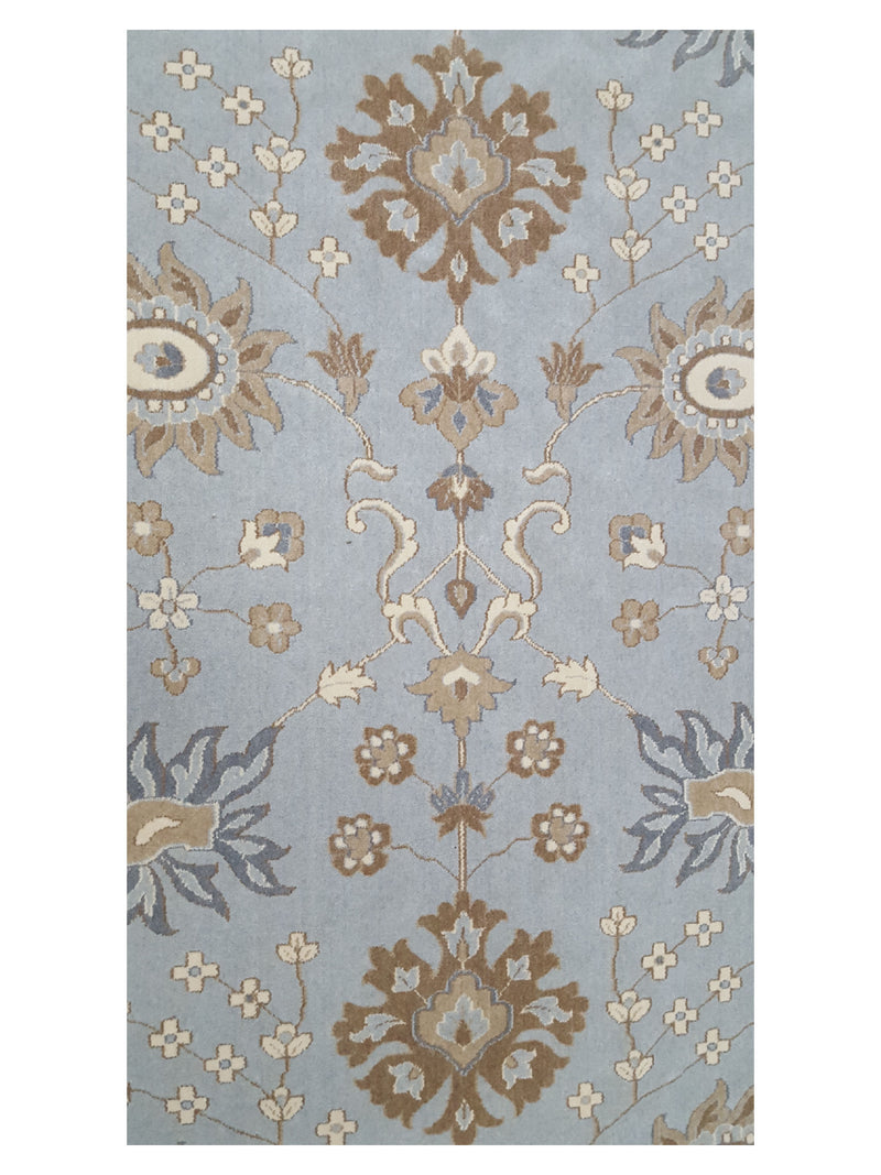 Aira Pahari U-0304BI Blue Ivory Traditional Wilton Rug