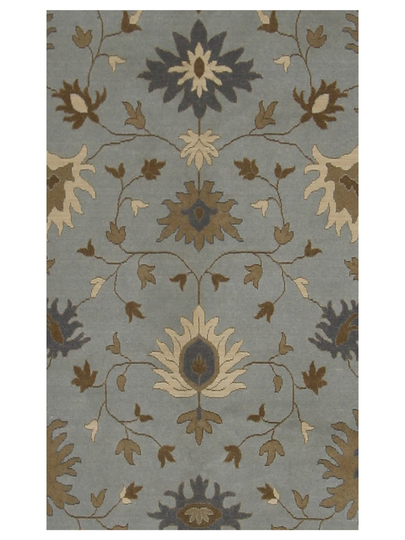 Aira Pahari U-0308 Blue Grey Traditional Wilton Rug