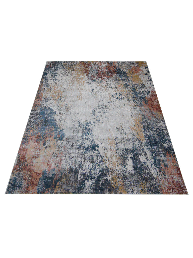 Pacific Invista IN593 Multi Multi Modern Power Loom Rug