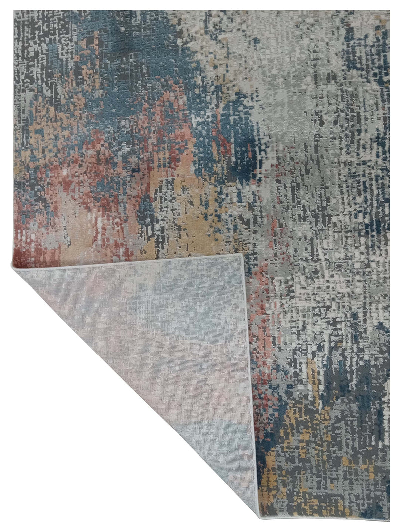 Pacific Invista IN593 Multi Multi Modern Power Loom Rug