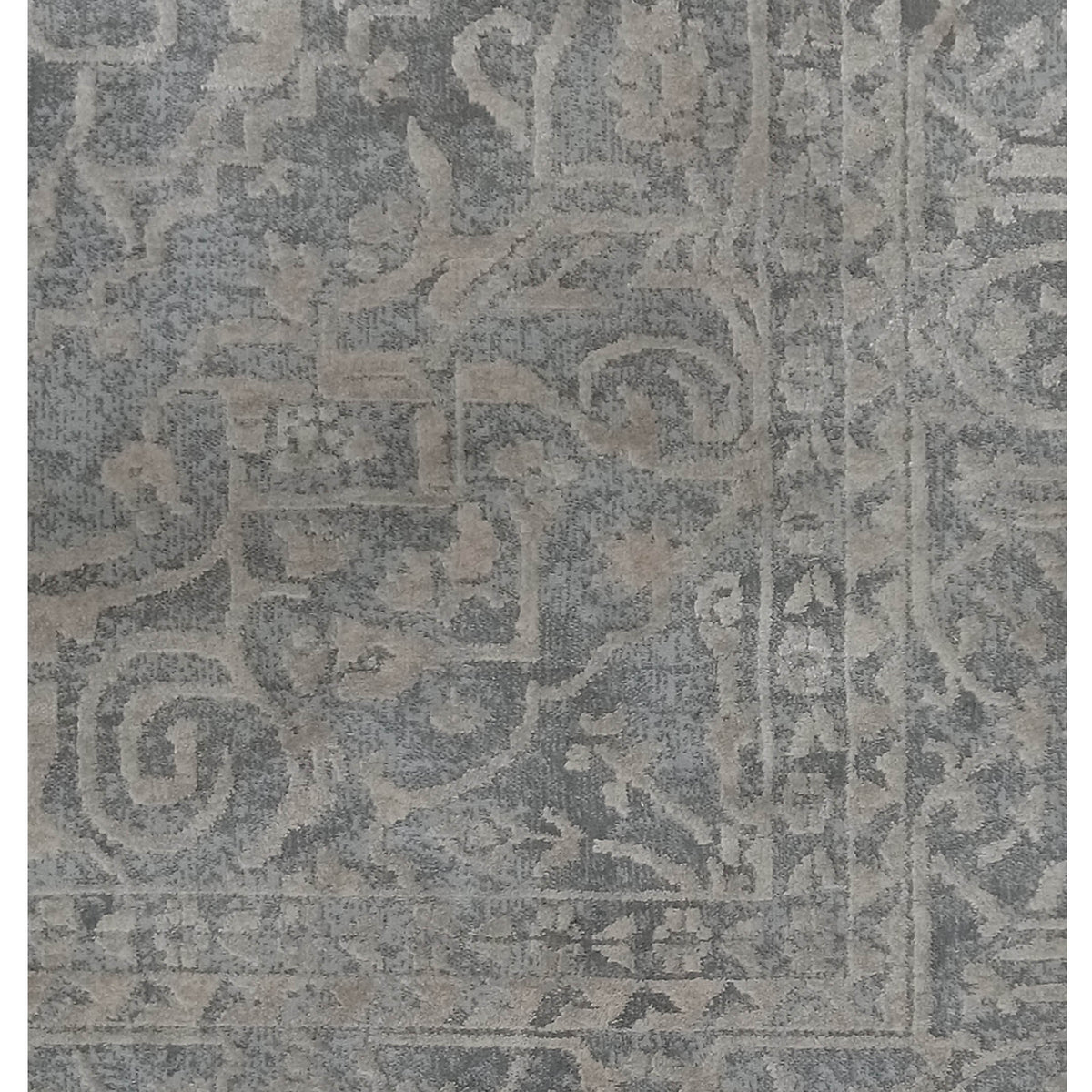 Pacific Invista IN670 D.Grey Cream Modern Power Loom Rug