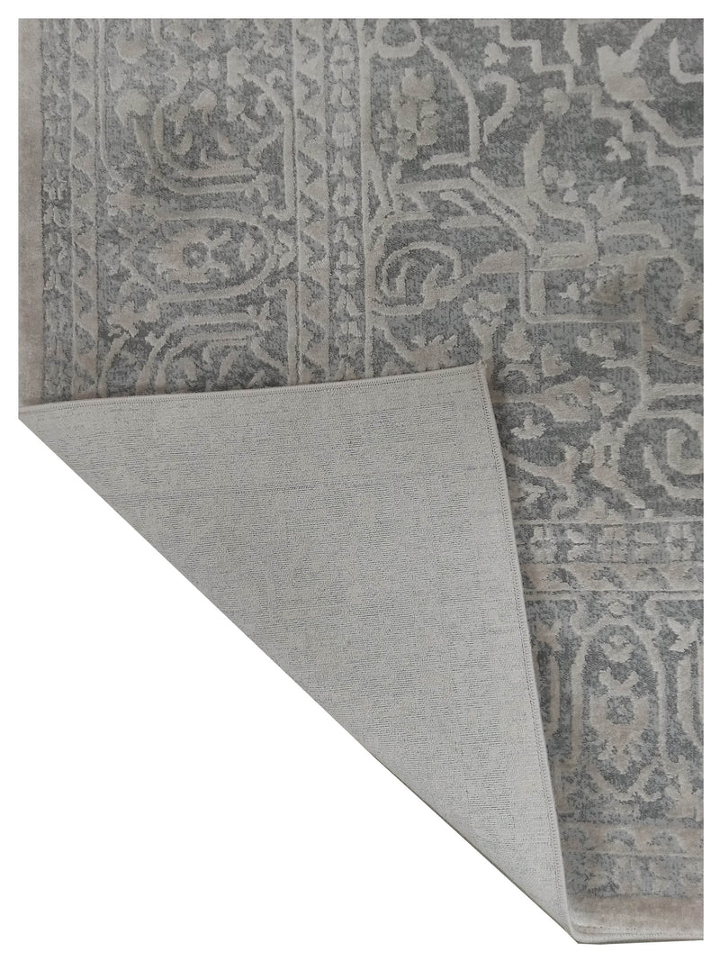 Pacific Invista IN670 D.Grey Cream Modern Power Loom Rug