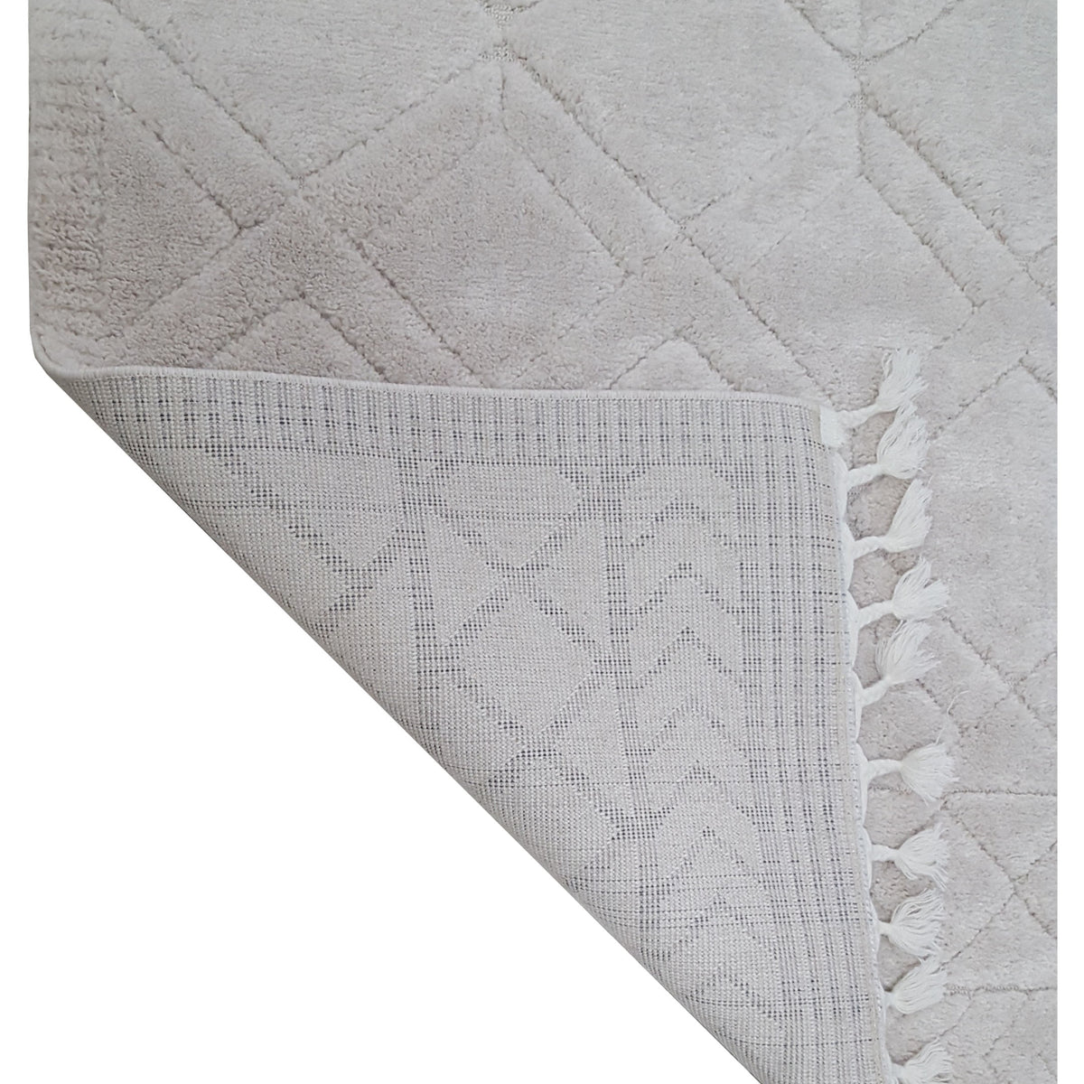 Pacific Moroccan Fes AV66S Ivory Ivory Modern Power Loom Rug