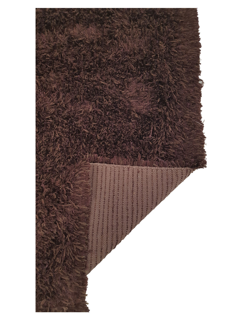 Aura Shag 008 Brown Shag Hand Woven Rug