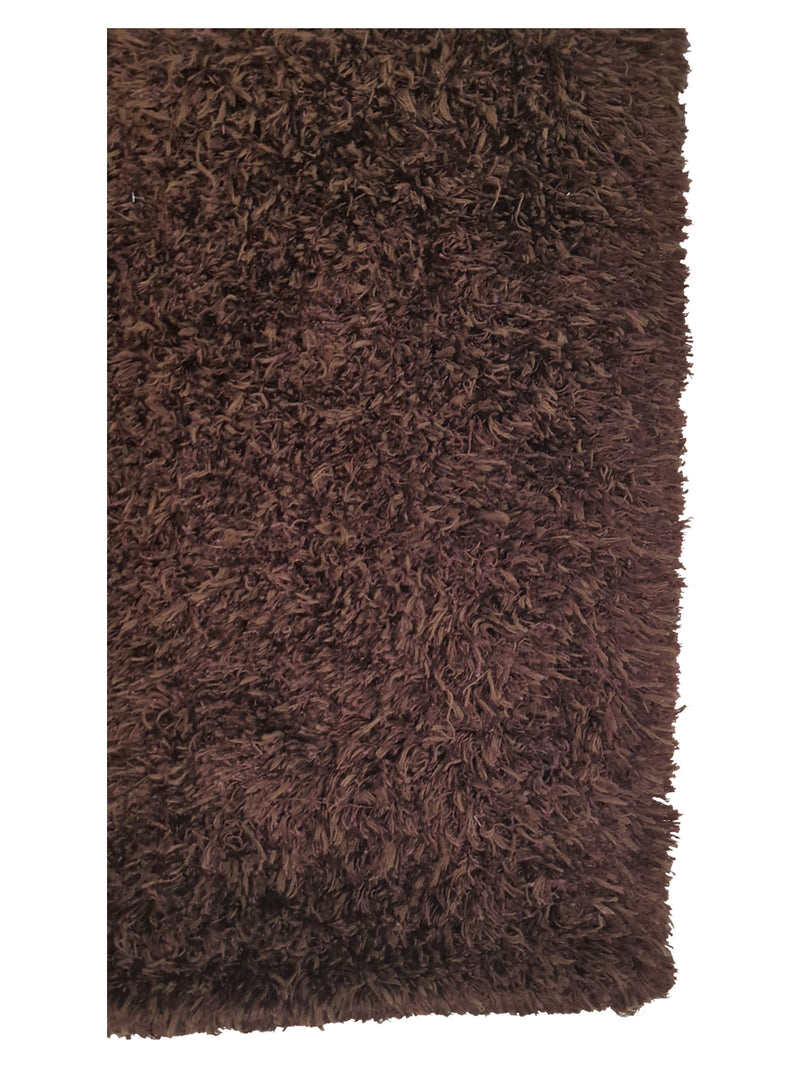 Aura Shag 008 Brown Shag Hand Woven Rug