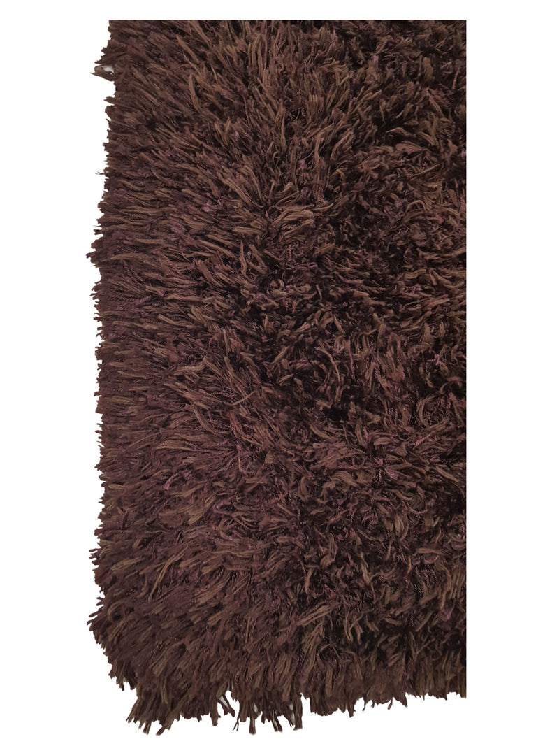 Aura Shag 008 Brown Shag Hand Woven Rug