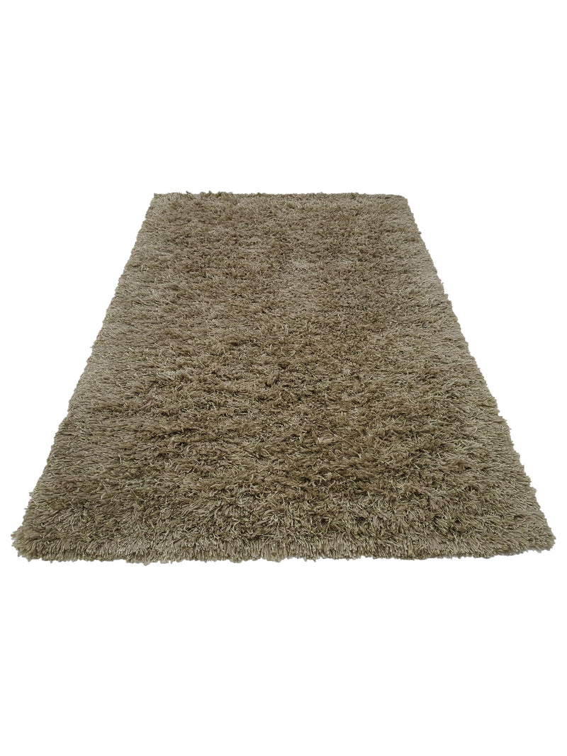 Aura Shag 007 Olive Shag Hand Woven Rug