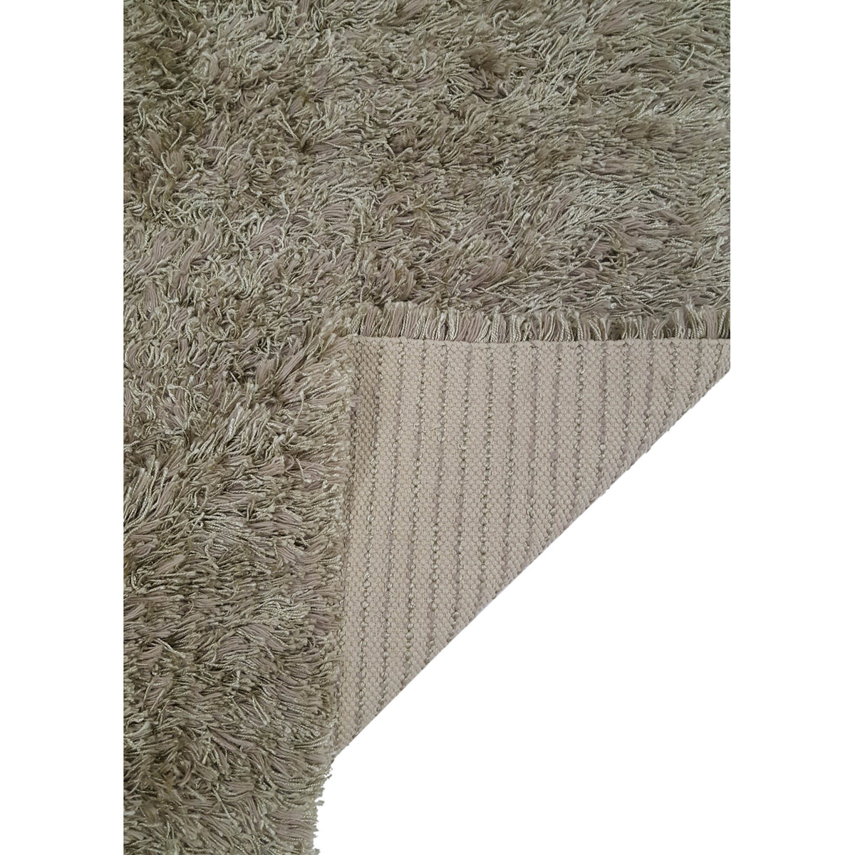 Aura Shag 007 Olive Shag Hand Woven Rug