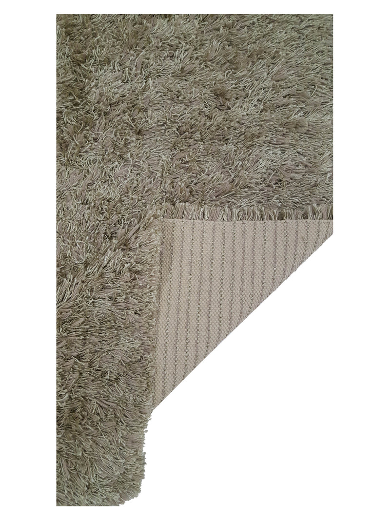 Aura Shag 007 Olive Shag Hand Woven Rug