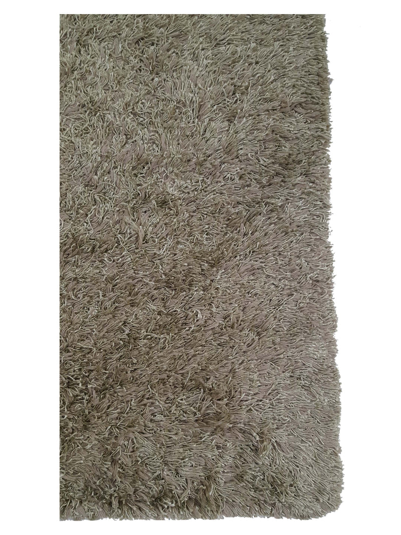 Aura Shag 007 Olive Shag Hand Woven Rug