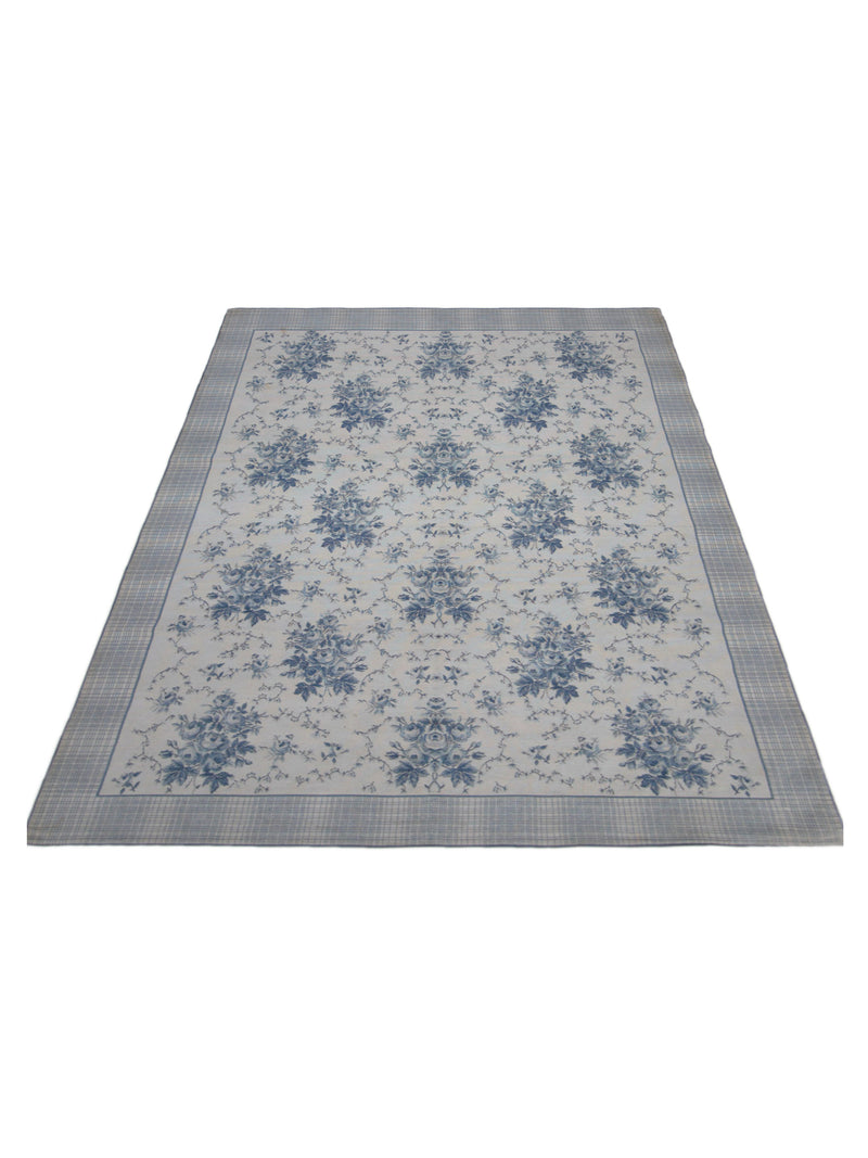 Aura Sisillia 40717BC Blue Chen Transitional Hand Woven Rug