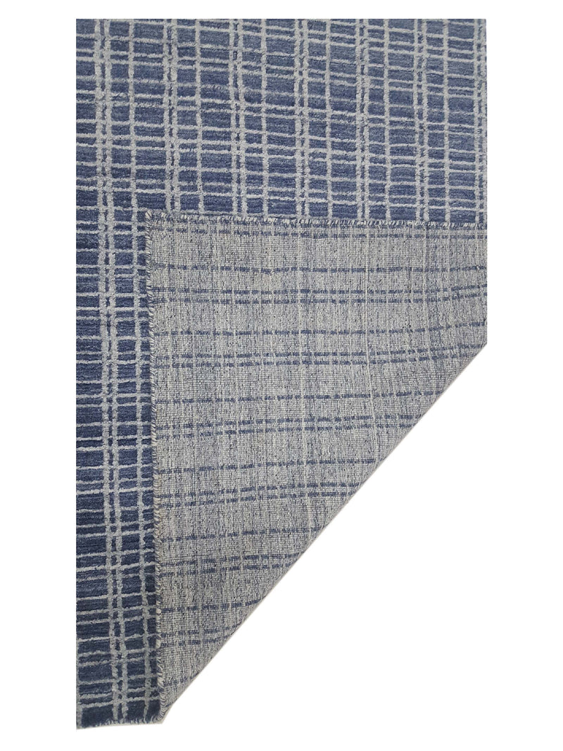 Aira Marion LH-01BB Blue Lt.Blue Transitional Hand Loom Rug