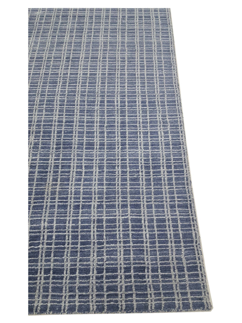 Aira Marion LH-01BB Blue Lt.Blue Transitional Hand Loom Rug