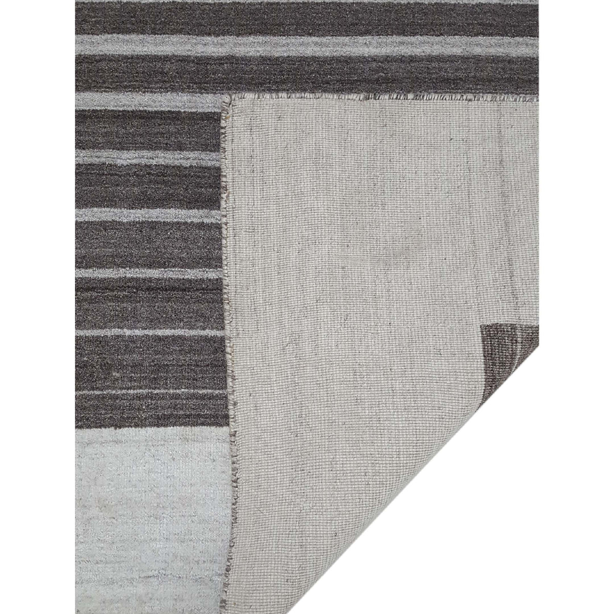 Aira Urban 002 Ivory Charcoal Transitional Hand Loom Rug