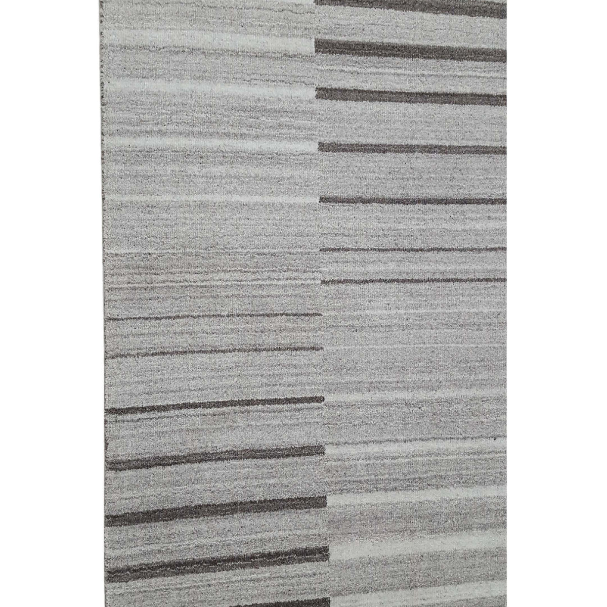 Aira Urban 002 Ivory Charcoal Transitional Hand Loom Rug