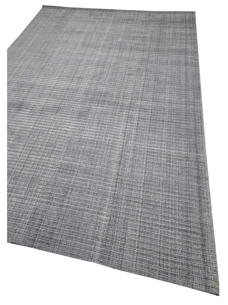 Aira Westside 67491 D.Grey Grey Transitional Hand Knotted Rug