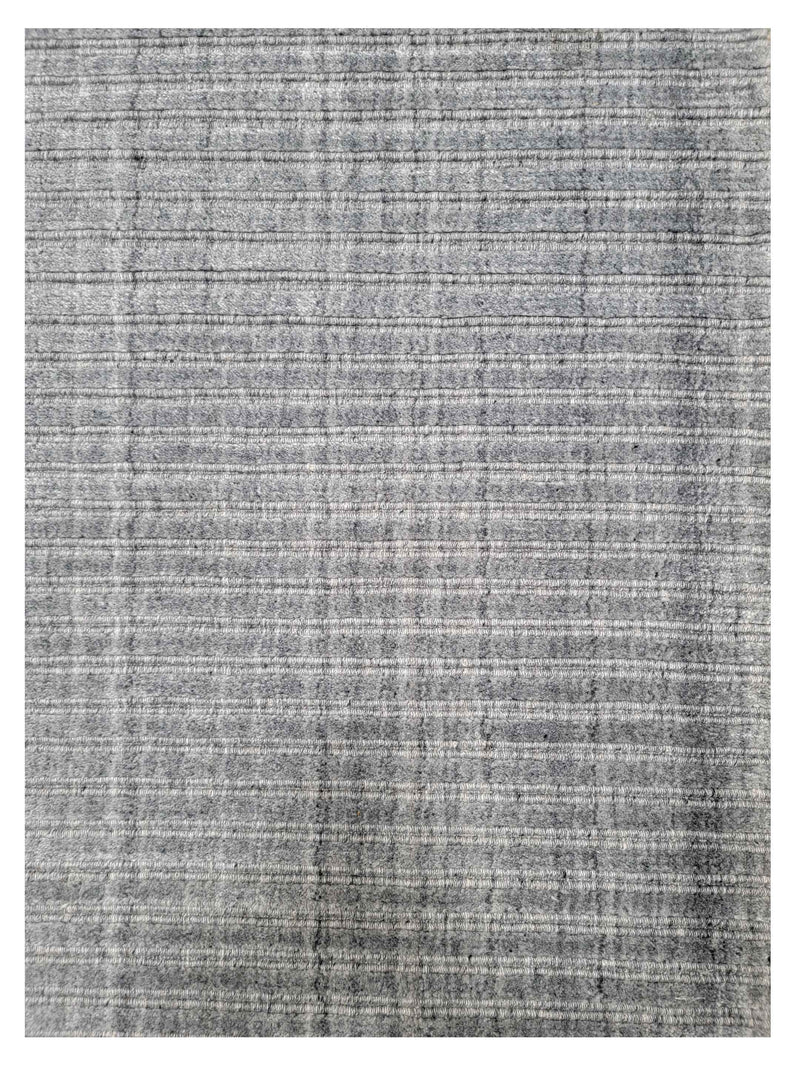 Aira Westside 67491 D.Grey Grey Transitional Hand Knotted Rug