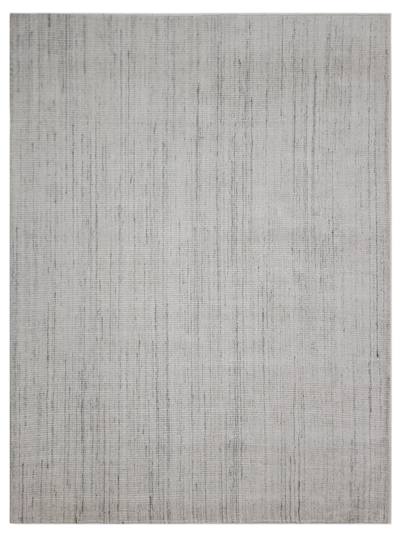 Artisan Soho 67505 Ivory Grey Transitional Hand Knotted Rug