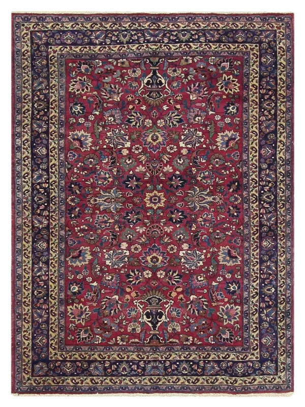 Antique Mashad Burgundy 6x9