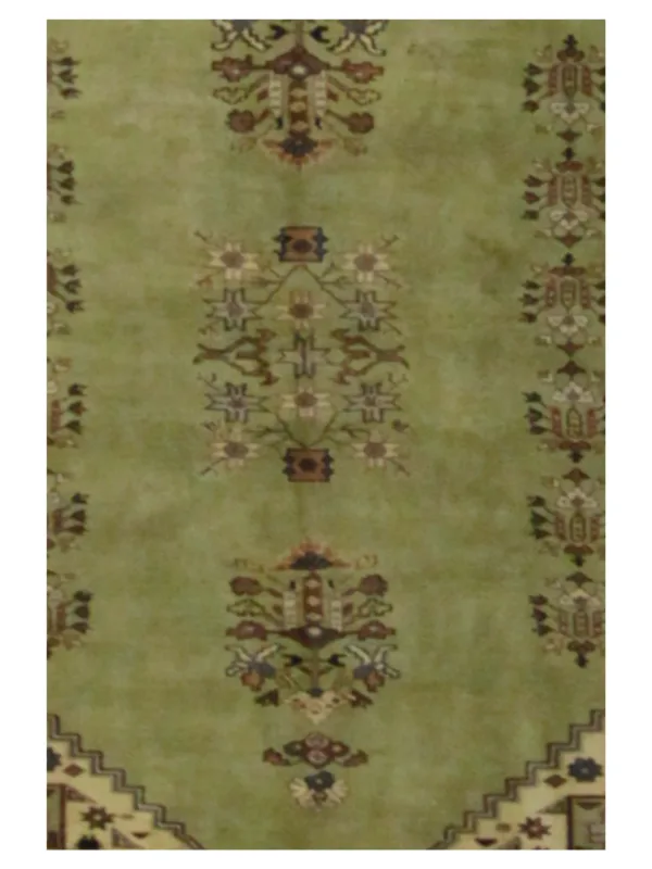 Antique Ushak Green 6x9 - Image 3
