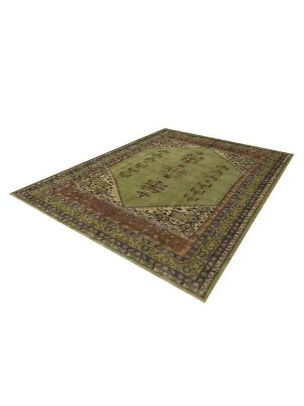 Antique Ushak Green 6x9 - Image 5