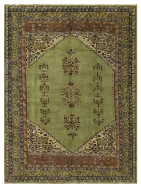 Antique Ushak Green 6x9