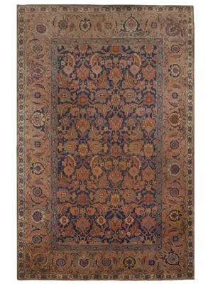 Antique Farahan Indigo 5x9