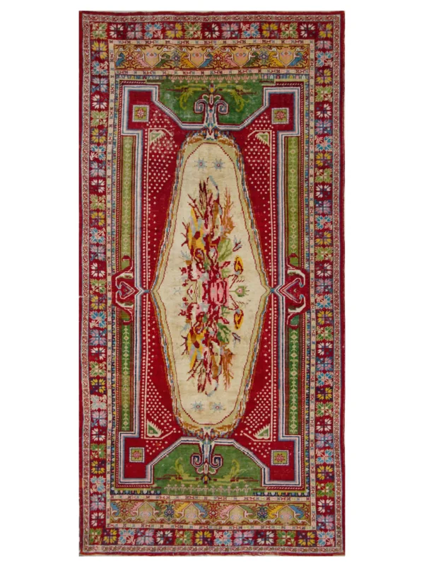 Antique Ushak Red 7x14