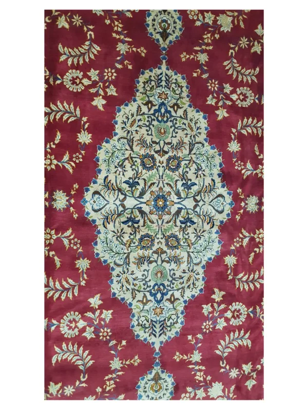 Antique Kashan Red 10x16 - Image 5