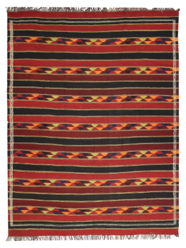 Antique Turk Kilim Rust 10x15