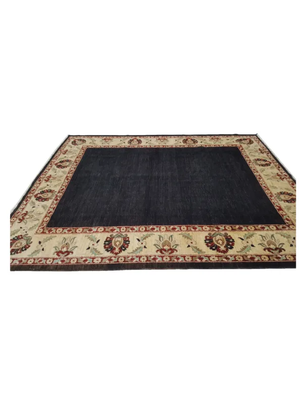 Ziegler Hand Knotted Black 8x10 - Image 6