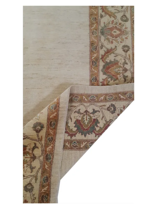 Ziegler Hand Knotted Ivory 9x12 - Image 3