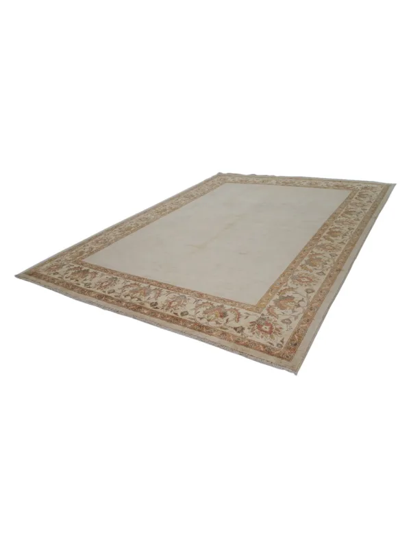 Ziegler Hand Knotted Ivory 9x12 - Image 6