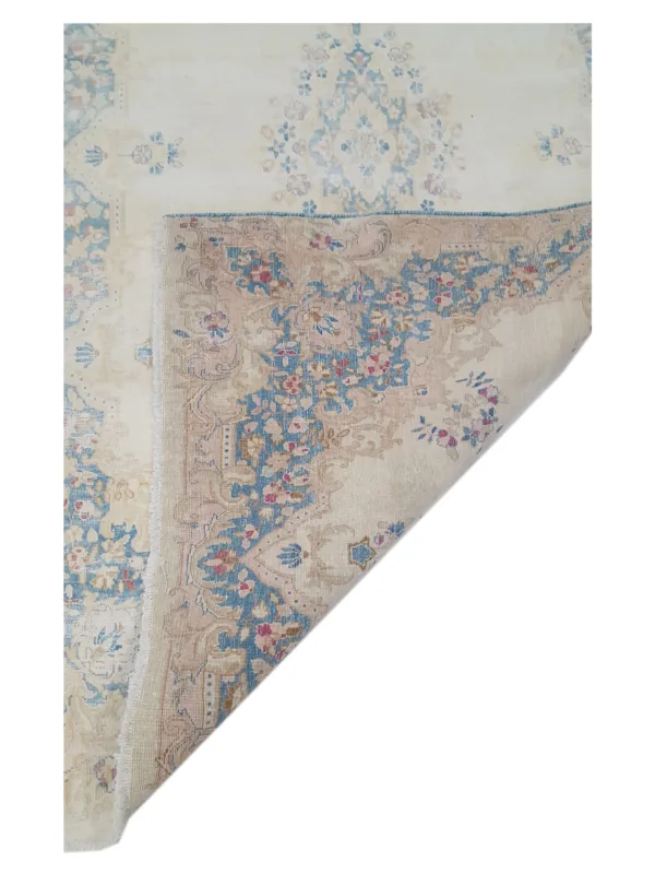 Antique Kerman Ivory 4x6 - Image 3