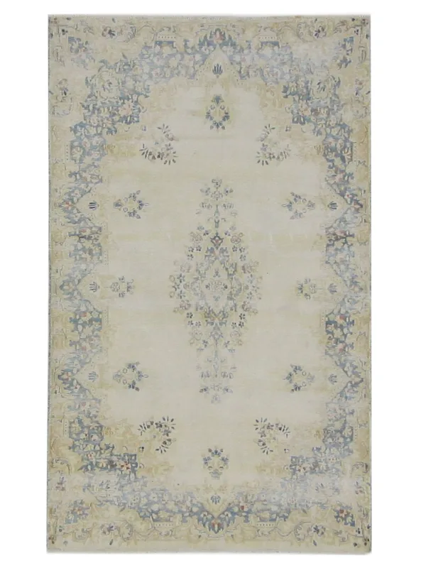 Antique Kerman Ivory 4x6