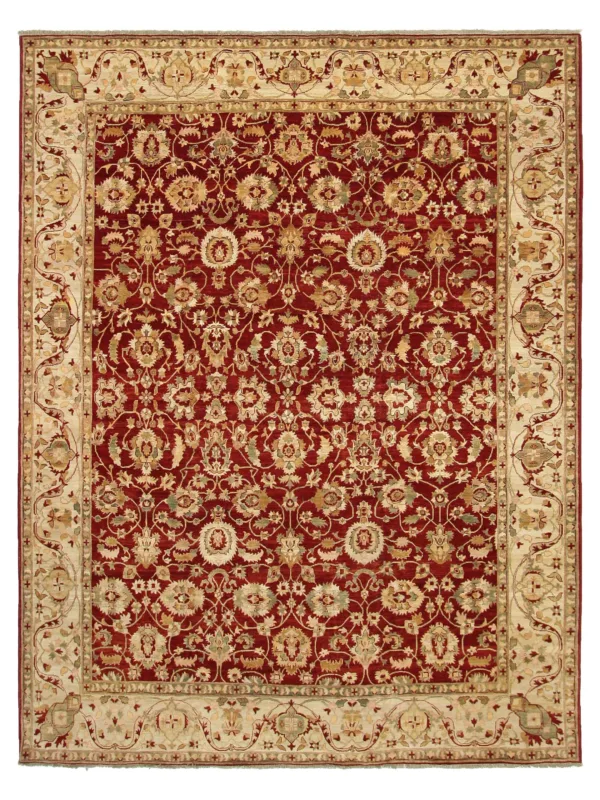 Ziegler Hand Knotted Red 12x15