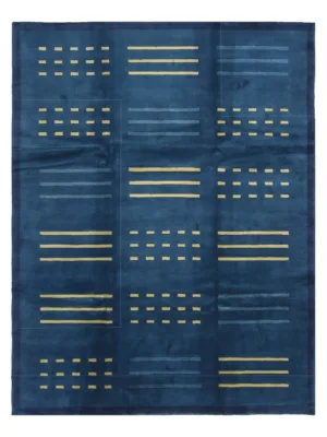 Tranquality Hand Knotted Blue 9x12