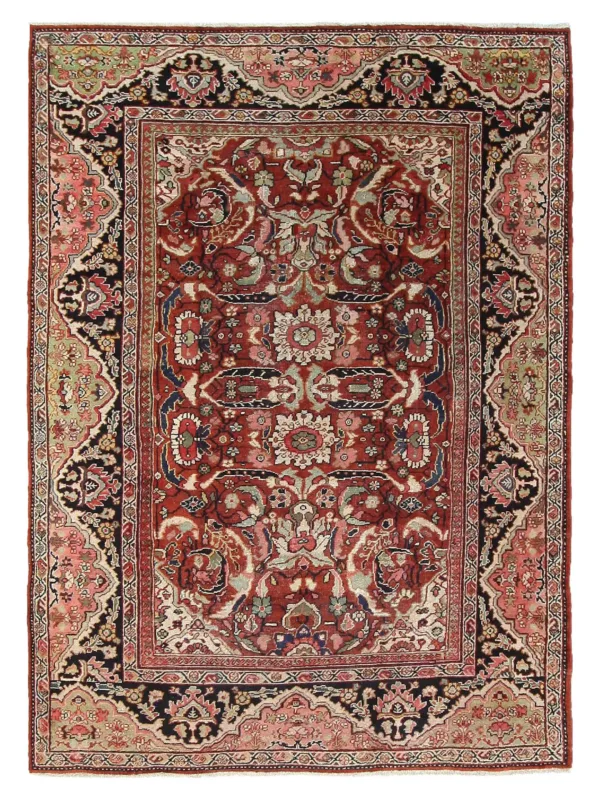 Antique Mahal Rust 9x12