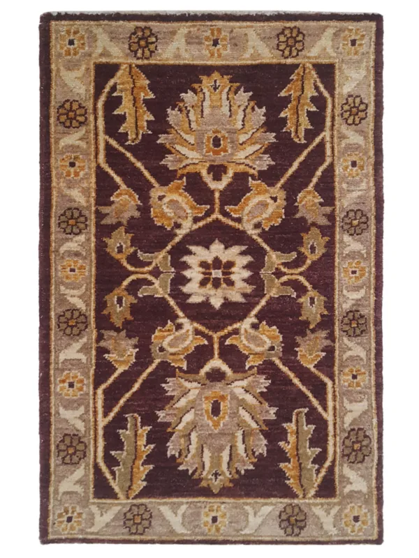 Ziegler Hand Knotted Brown 2x3