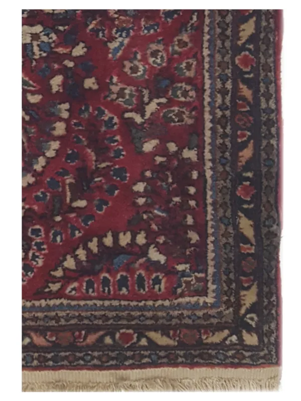 Antique Sarouk Rust 2x3 - Image 3