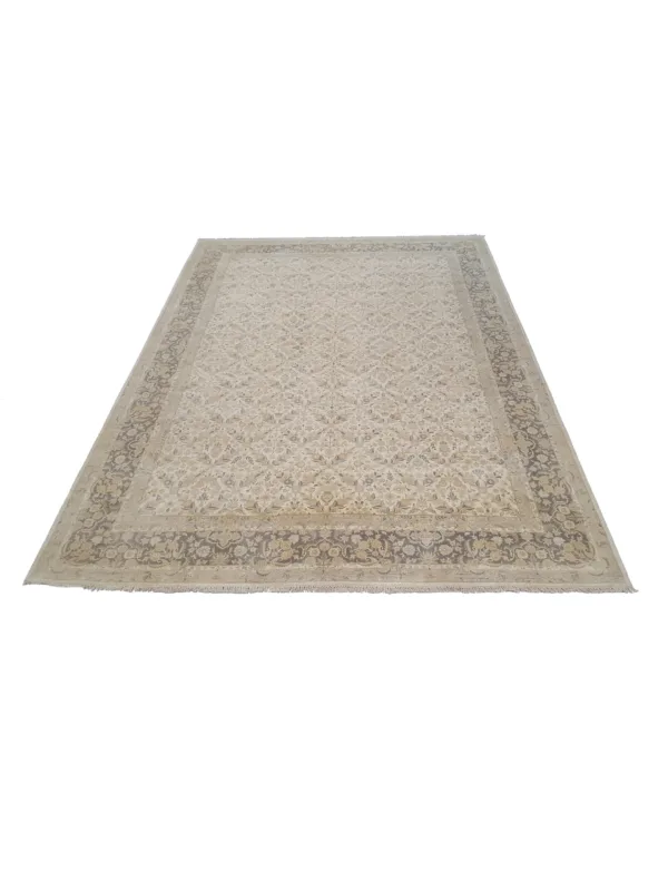 Classic Hand Knotted Ivory 12x15 - Image 2