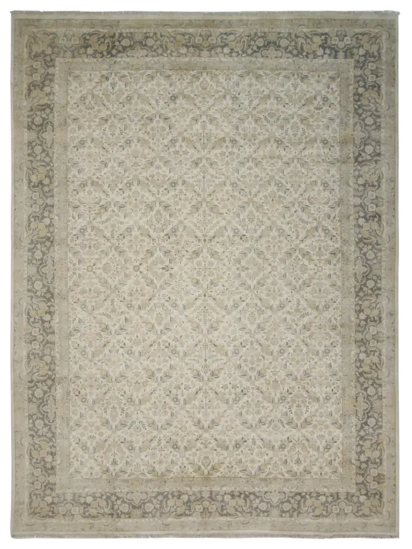 Classic Hand Knotted Ivory 12x15