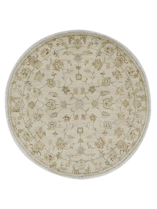 Ziegler Hand Knotted Ivory 4x4