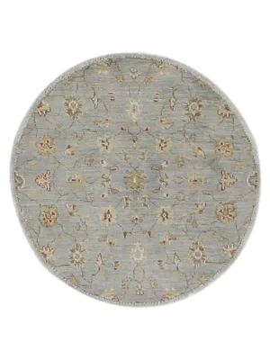 Ziegler Hand Knotted Blue 3x3